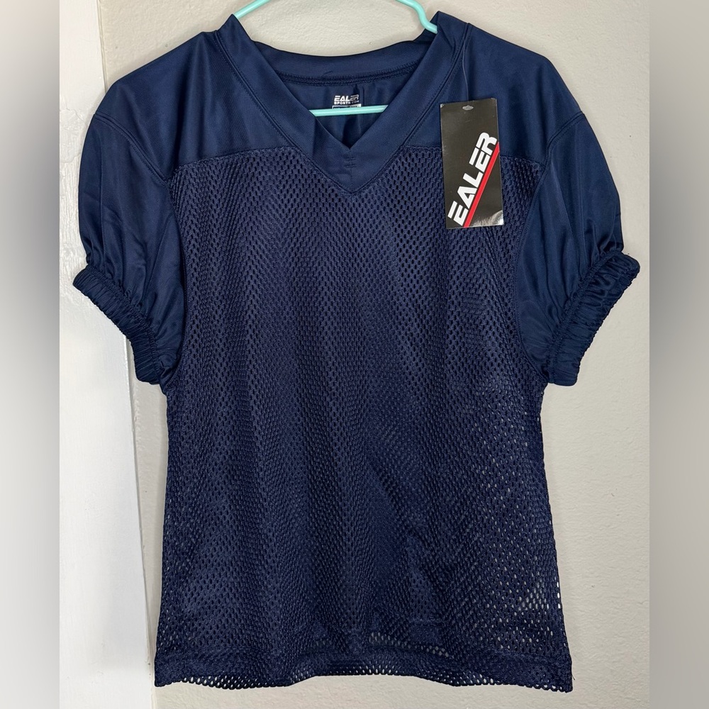 NWT Ealer Blue Practice Football Jersey Size Youth XL